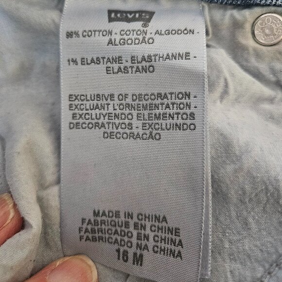 Levi 529 Curvy Boot Cut Women's Size 16M - Picture 5 of 5